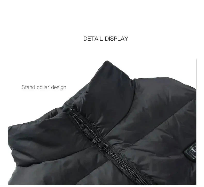 9 Heated Vest Zones Electric Heated Jackets Men Women Sportswear Heated Coat Graphene Heat Coat USB Heating Jacket For Camping 99 in 1