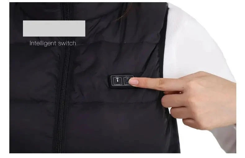 9 Heated Vest Zones Electric Heated Jackets Men Women Sportswear Heated Coat Graphene Heat Coat USB Heating Jacket For Camping 99 in 1
