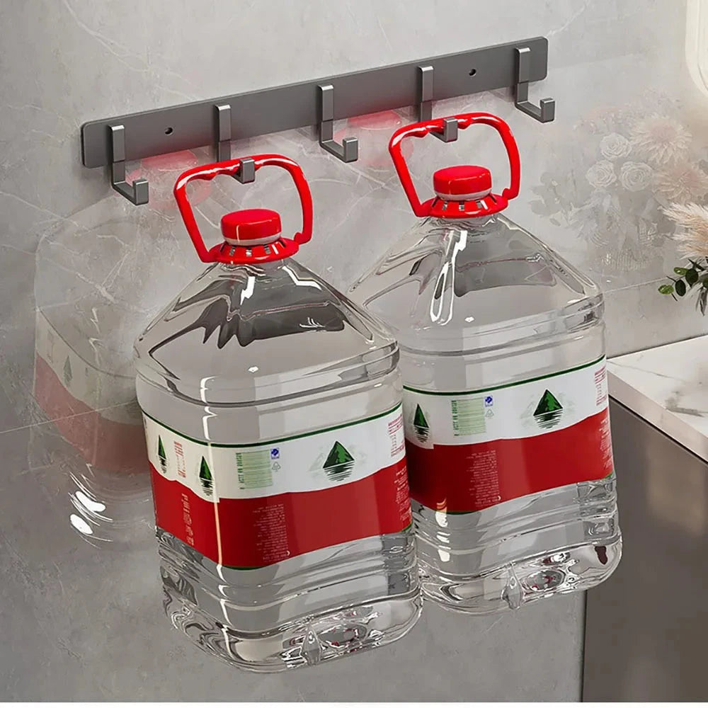 Household Wall Coat Rack Black Hooks For Hangging Clothes Towel Hanger Bathroom Robe Hook Heavy Duty Kitchen Accessories 99 in 1