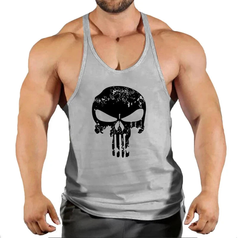 Top Gyms Men's Clothes Tank Vest Gym Shirt Undershirt Man Sportswear Bodybuilding Workout Vests Muscle Clothing Brand Fitness 99 in 1