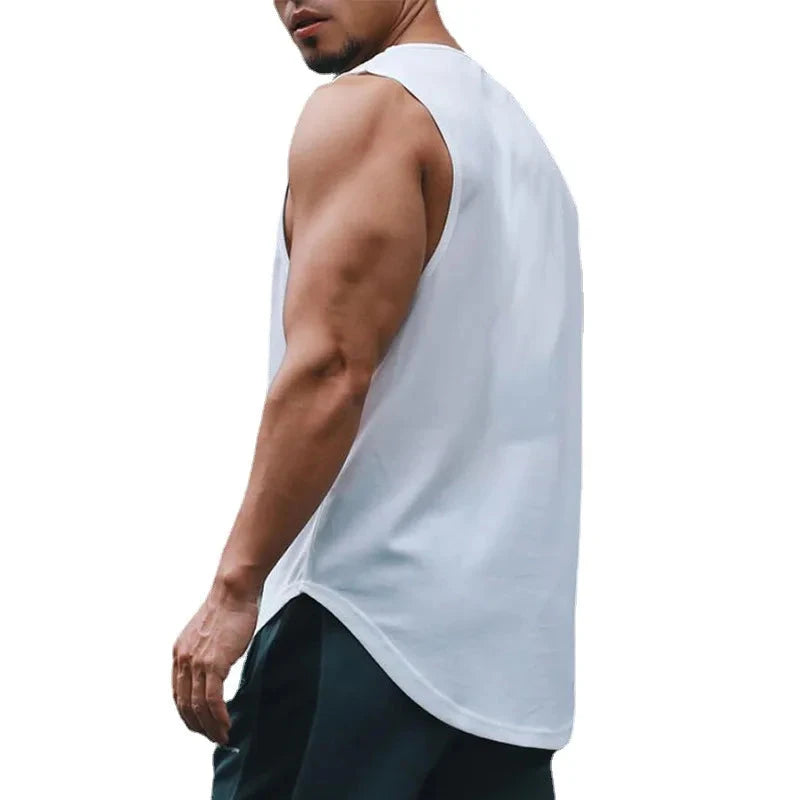Summer Men's Gym Tank Top Fitness Training Clothing Quick-drying Loose Bodybuilding Sleeveless Shirt Men Fashion Basketball Vest 99 in 1