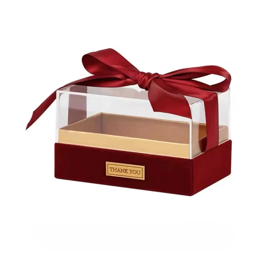 Luxury Transparent Acrylic Gift Box Wedding Birthday Flower Present  Valentine'S Day Christmas Candy Boxes Birthday Party Bag