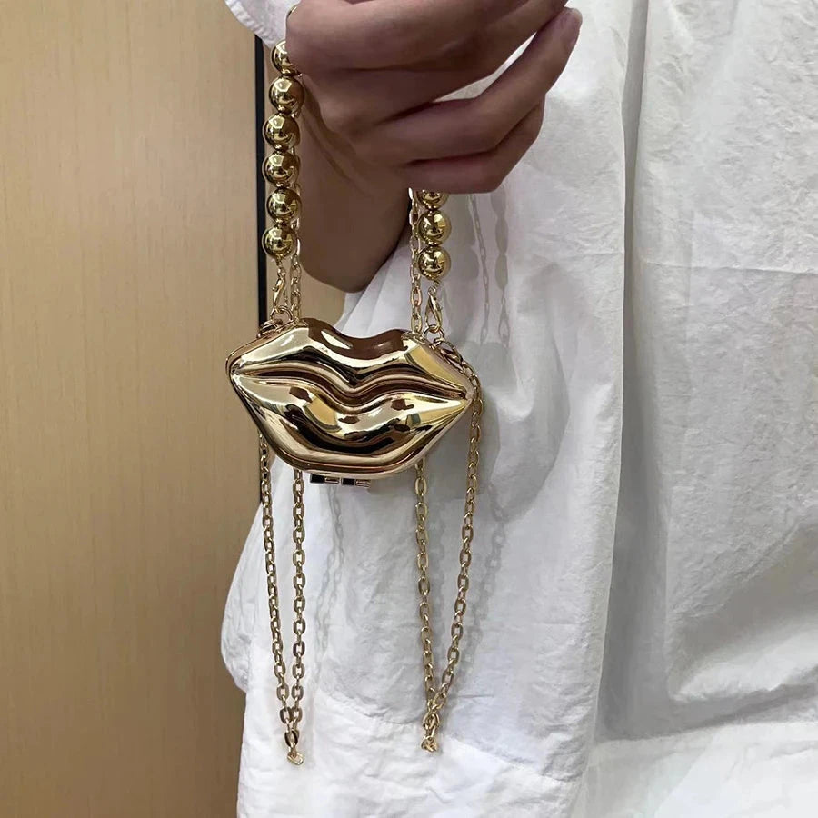 2024 New Metal Mini Lipstick Bags for Women High Quality Shoulder Bag Fashion Flower Satche Women's Accessory Bag 99 in 1