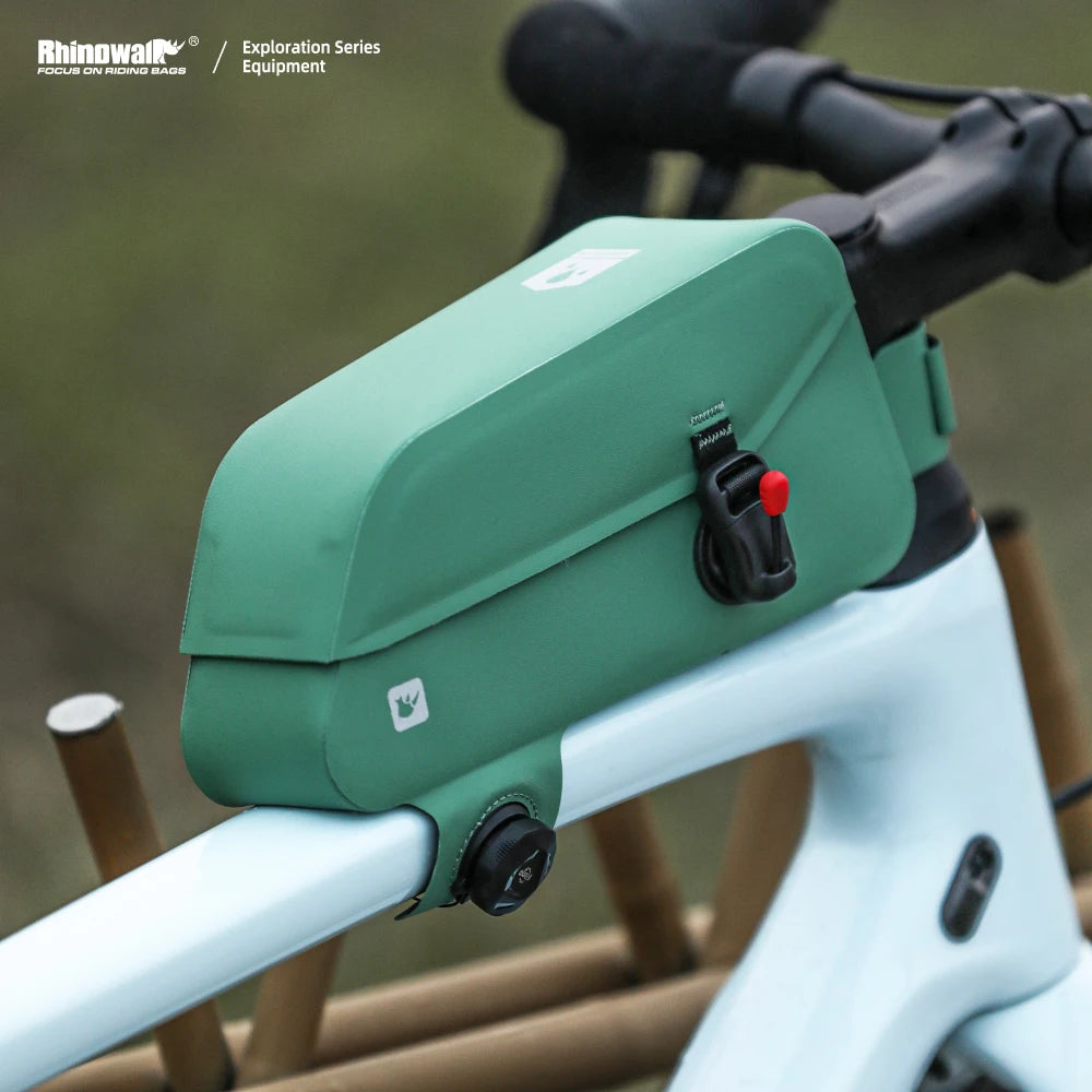 Rhinowalk-Waterproof Top Tube Bag, Bicycle Front Frame Bag, Seamless Welding Process, Suitable for Mountain Bike, Road Bike
