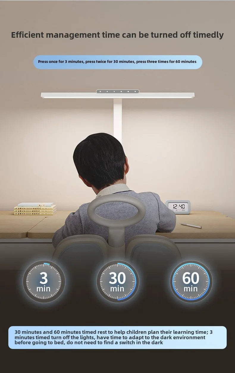 Touch Remote Control Dimmable LED Desk Lamp Intelligently Controlled Eye Protection for Reading Student Dormitory Bedroom