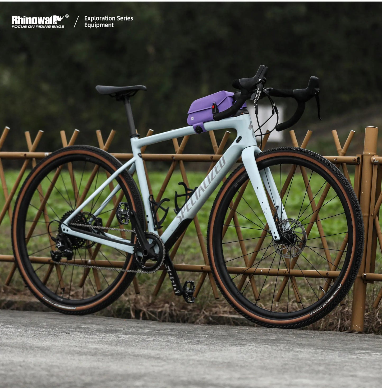 Rhinowalk-Waterproof Top Tube Bag, Bicycle Front Frame Bag, Seamless Welding Process, Suitable for Mountain Bike, Road Bike
