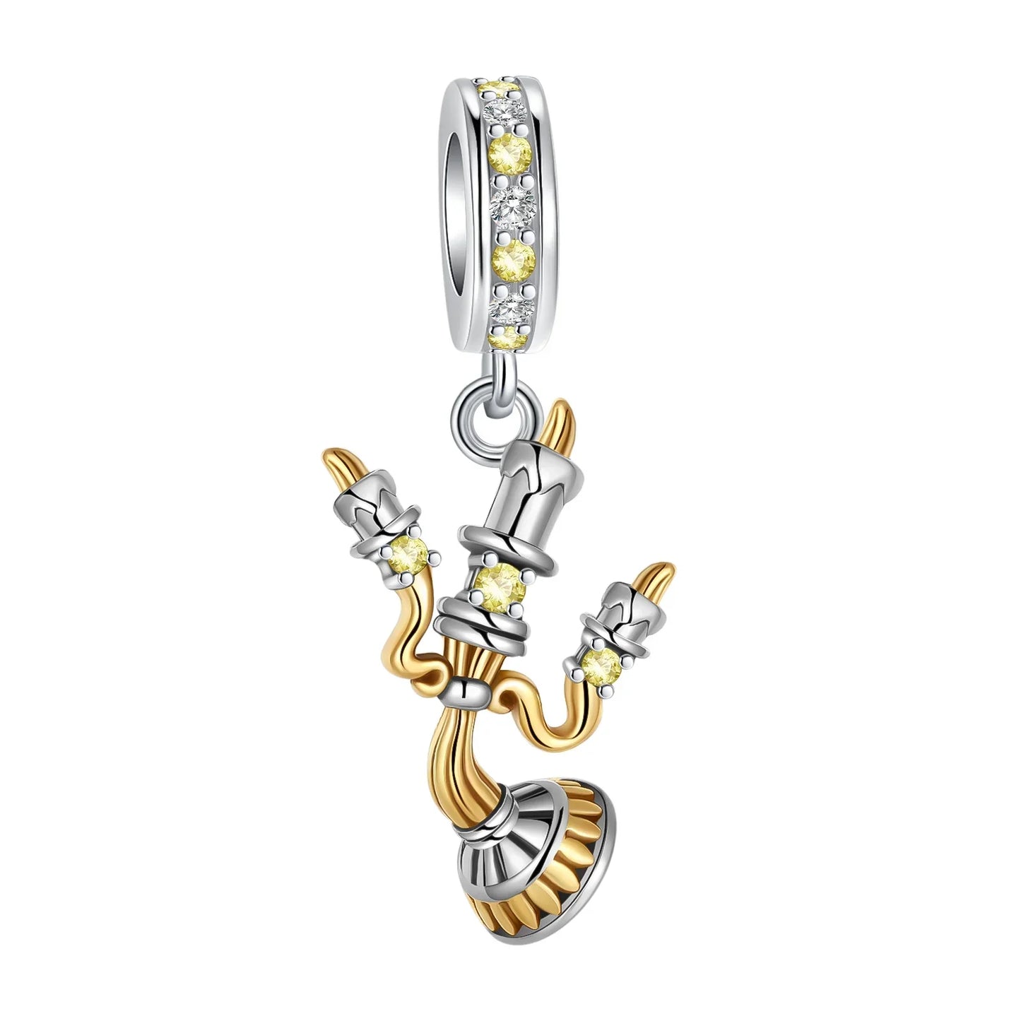 Back To School 925 Sterling Silver Charms Bag Earphone Magic Cube Watch Games Console Bead Pendant Fit Bracelet Necklace Jewelry