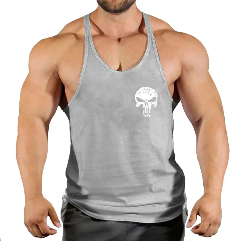Top Gyms Men's Clothes Tank Vest Gym Shirt Undershirt Man Sportswear Bodybuilding Workout Vests Muscle Clothing Brand Fitness 99 in 1
