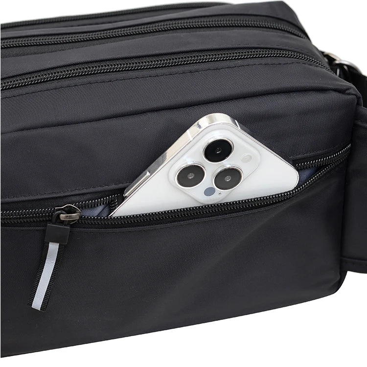 Men’s Waist Bag – Lightweight Outdoor Running & Travel Storage Pack