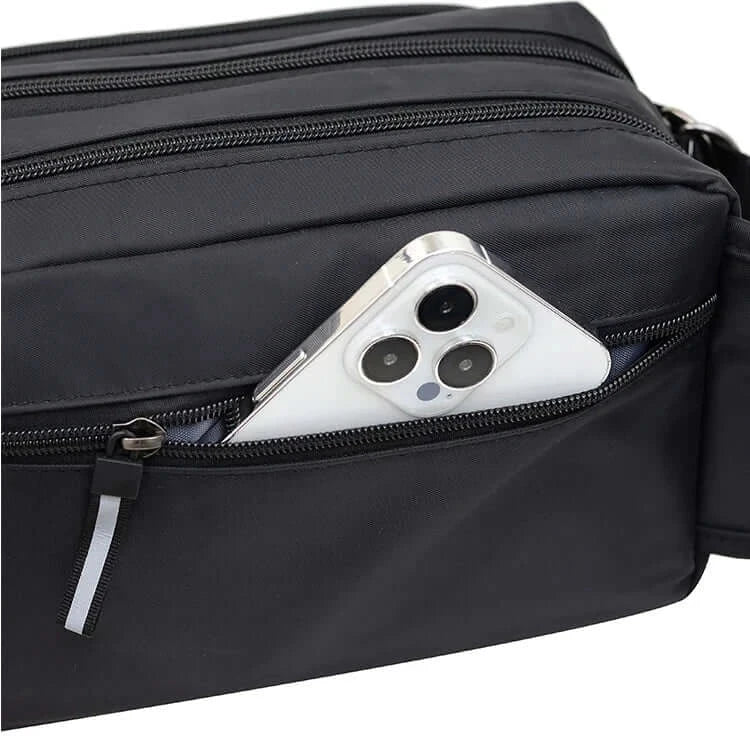 Men's waist bag multifunctional toolkit, wear-resistant mobile phone bag, running bag, leisure outdoor sports waist bag, large c 99 in 1