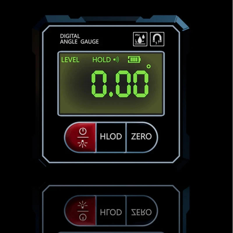 Magnetic digital goniometer with electronic laser USB rechargeable protractor 99 in 1