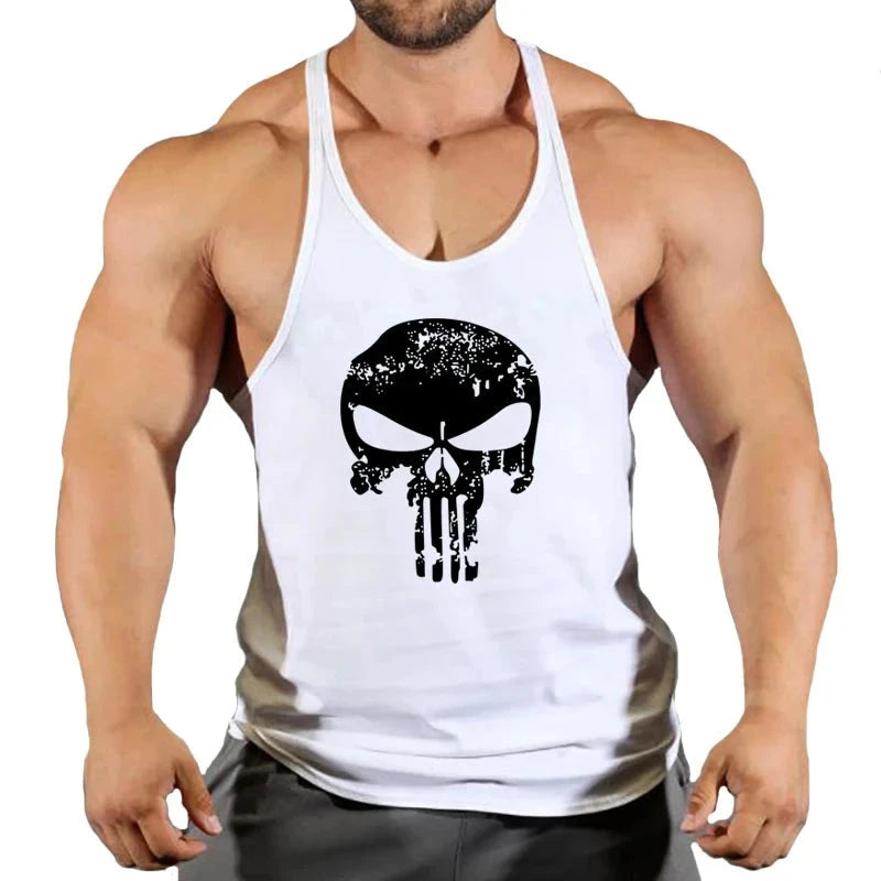 Top Gyms Men's Clothes Tank Vest Gym Shirt Undershirt Man Sportswear Bodybuilding Workout Vests Muscle Clothing Brand Fitness 99 in 1