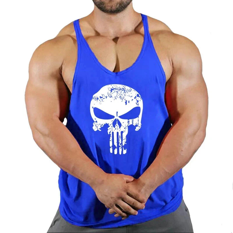 Top Gyms Men's Clothes Tank Vest Gym Shirt Undershirt Man Sportswear Bodybuilding Workout Vests Muscle Clothing Brand Fitness 99 in 1