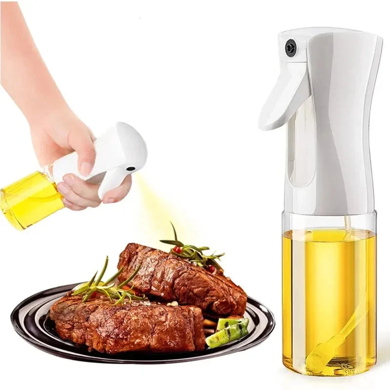 200/300/500ml Oil Spray Bottle BBQ Cooking Olive Oil Sprayer Plastic Baking Oil Spray Empty Bottle Vinegar Bottle Or Oil brush 99 in 1