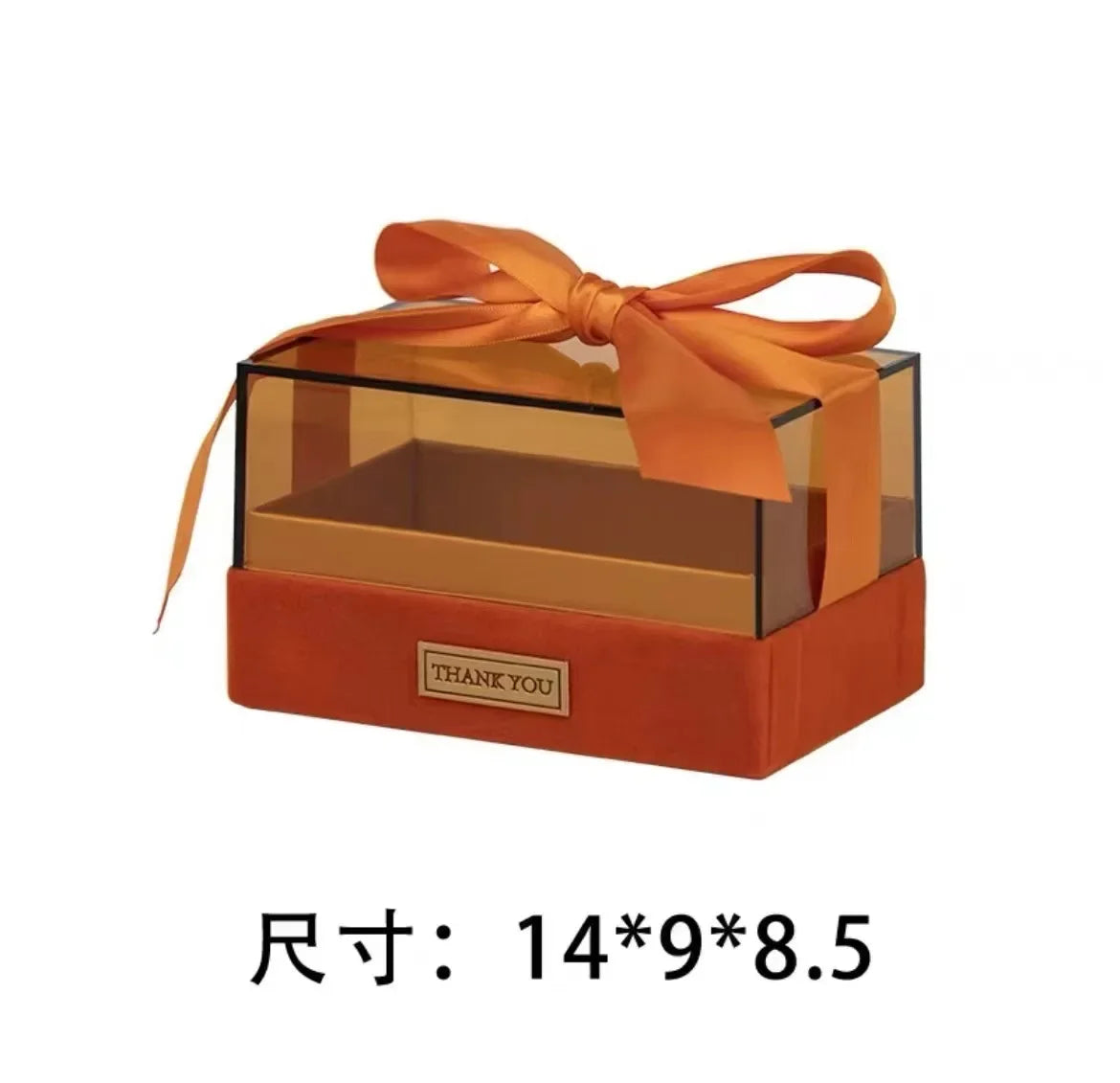 Luxury Transparent Acrylic Gift Box Wedding Birthday Flower Present  Valentine'S Day Christmas Candy Boxes Birthday Party Bag