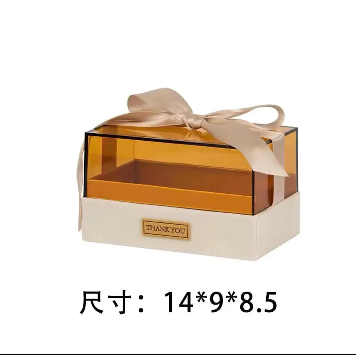 Luxury Transparent Acrylic Gift Box Wedding Birthday Flower Present  Valentine'S Day Christmas Candy Boxes Birthday Party Bag