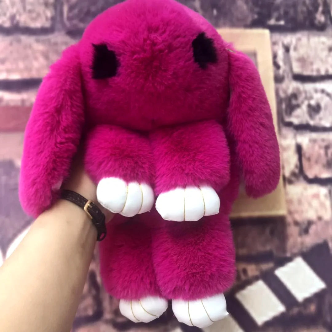 Rabbit Bag Crossbody Bag Imitation Otter Rabbit Fur Rabbit Bag Plush Bag Bag Women's Bag Bag 2023 New Fashion Chain Bag