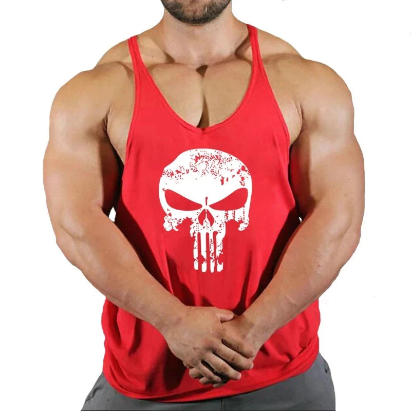 Top Gyms Men's Clothes Tank Vest Gym Shirt Undershirt Man Sportswear Bodybuilding Workout Vests Muscle Clothing Brand Fitness 99 in 1