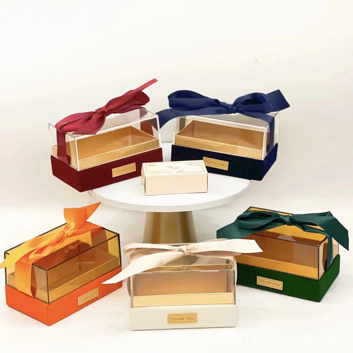 Luxury Transparent Acrylic Gift Box Wedding Birthday Flower Present  Valentine'S Day Christmas Candy Boxes Birthday Party Bag