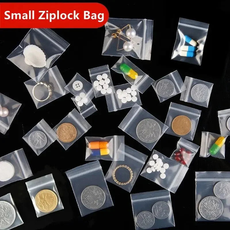 100pcs Opp Self Adhesive Bag Long Transparent Packaging Bags Universal Dust Water Proof Wrapping Material