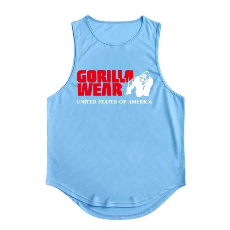 Gym Top Men Men's Clothing Fitness Clothes Shirt Bodybuilding Vests Man Vest Singlet Singlets Muscular Stringer T-shirts Tops 99 in 1