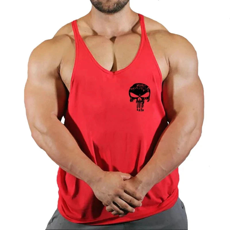 Top Gyms Men's Clothes Tank Vest Gym Shirt Undershirt Man Sportswear Bodybuilding Workout Vests Muscle Clothing Brand Fitness 99 in 1