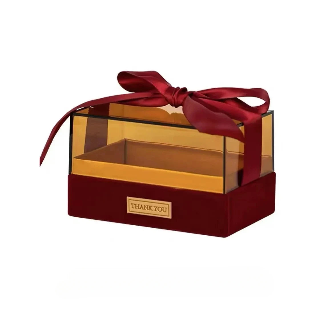 Luxury Transparent Acrylic Gift Box Wedding Birthday Flower Present  Valentine'S Day Christmas Candy Boxes Birthday Party Bag