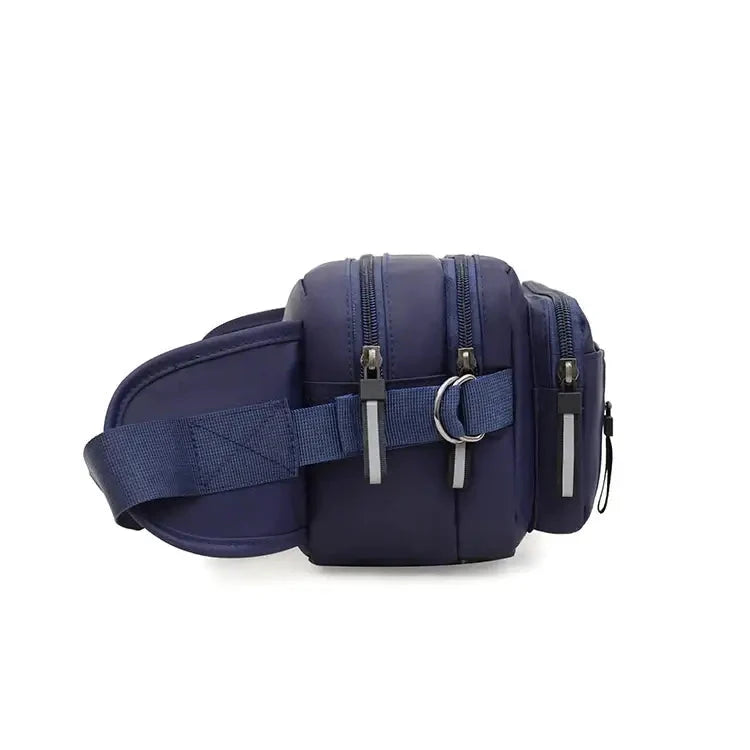 Men's waist bag multifunctional toolkit, wear-resistant mobile phone bag, running bag, leisure outdoor sports waist bag, large c 99 in 1