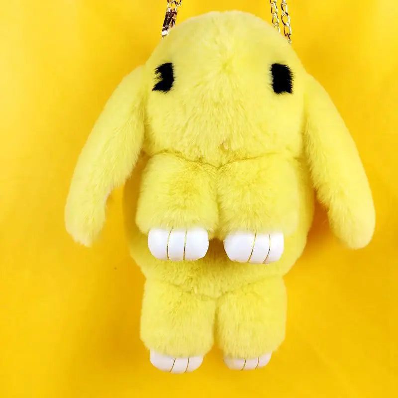 Rabbit Bag Crossbody Bag Imitation Otter Rabbit Fur Rabbit Bag Plush Bag Bag Women's Bag Bag 2023 New Fashion Chain Bag