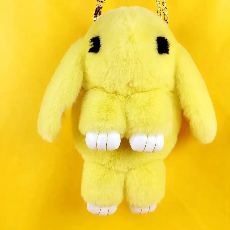 Rabbit Bag Crossbody Bag Imitation Otter Rabbit Fur Rabbit Bag Plush Bag Bag Women's Bag Bag 2023 New Fashion Chain Bag 99 in 1