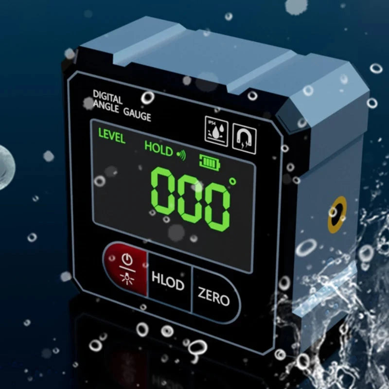 Magnetic digital goniometer with electronic laser USB rechargeable protractor 99 in 1