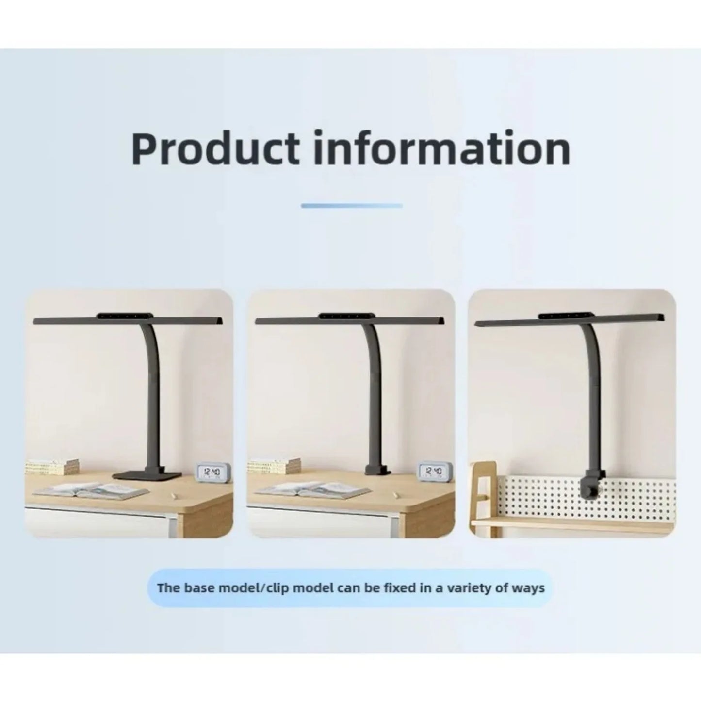 Touch Remote Control Dimmable LED Desk Lamp Intelligently Controlled Eye Protection for Reading Student Dormitory Bedroom