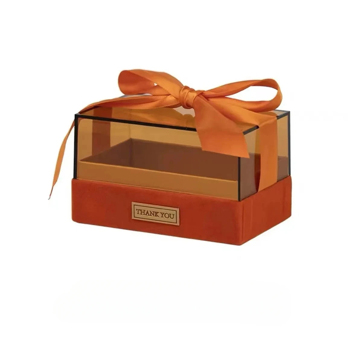 Luxury Transparent Acrylic Gift Box Wedding Birthday Flower Present  Valentine'S Day Christmas Candy Boxes Birthday Party Bag
