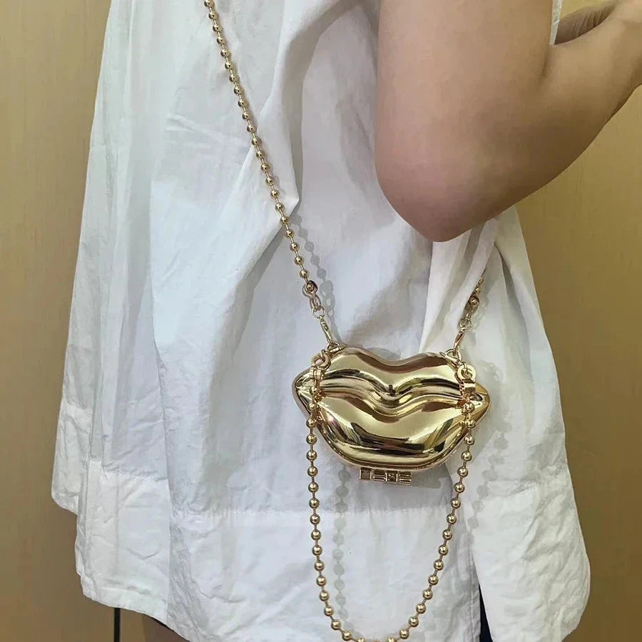 2024 New Metal Mini Lipstick Bags for Women High Quality Shoulder Bag Fashion Flower Satche Women's Accessory Bag 99 in 1