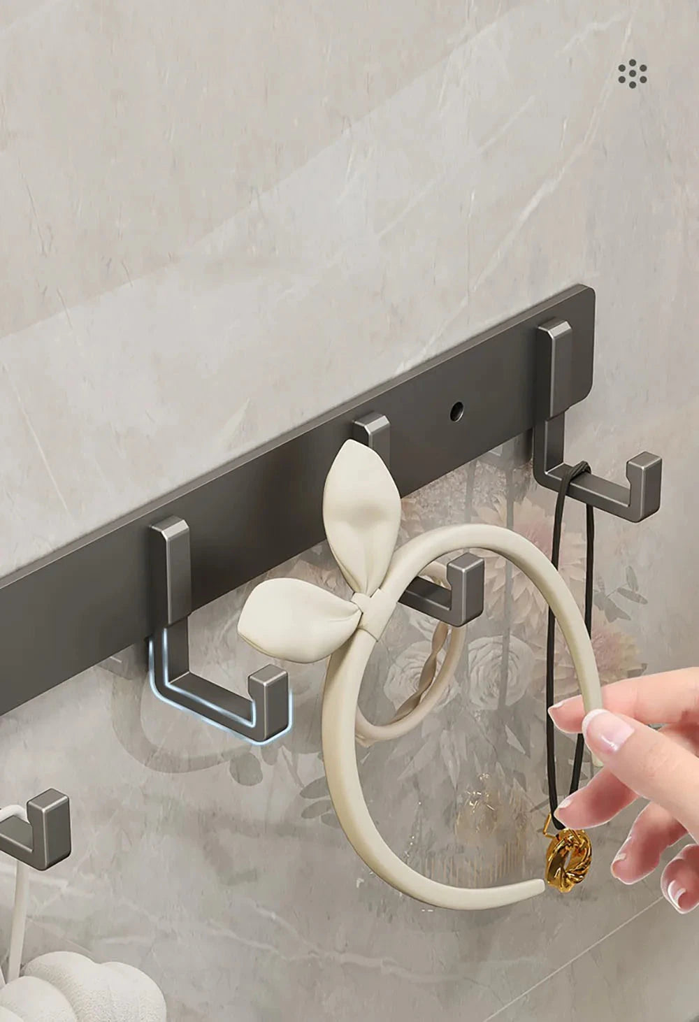 Household Wall Coat Rack Black Hooks For Hangging Clothes Towel Hanger Bathroom Robe Hook Heavy Duty Kitchen Accessories 99 in 1