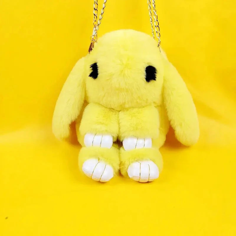 Rabbit Bag Crossbody Bag Imitation Otter Rabbit Fur Rabbit Bag Plush Bag Bag Women's Bag Bag 2023 New Fashion Chain Bag 99 in 1