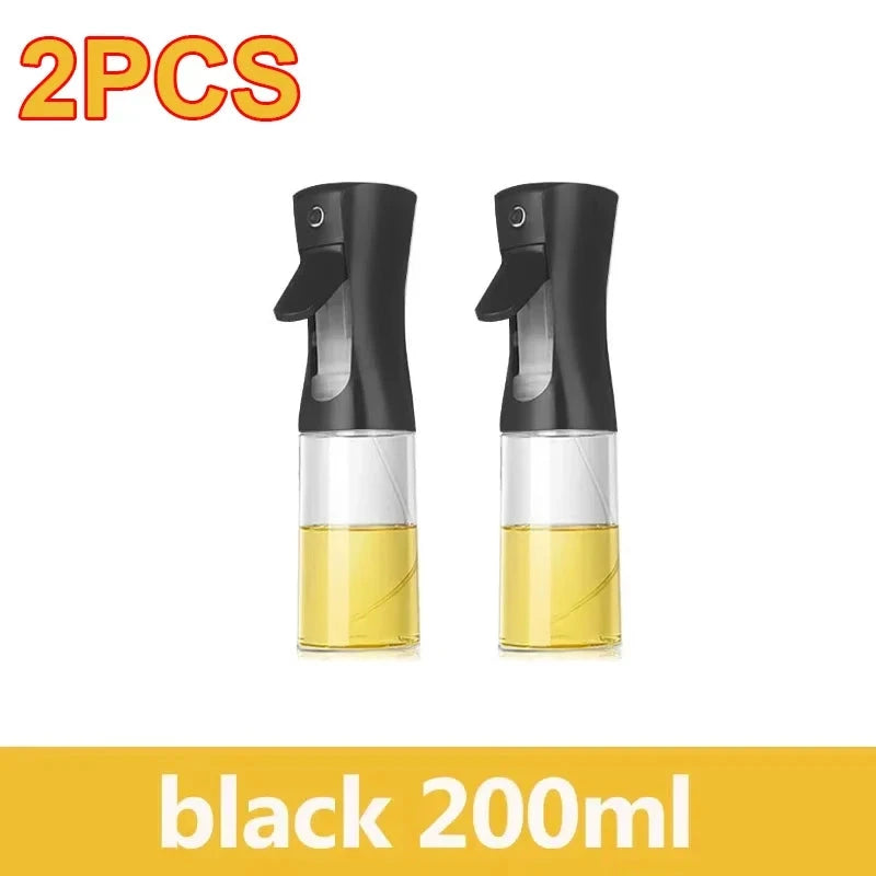 200/300/500ml Oil Spray Bottle BBQ Cooking Olive Oil Sprayer Plastic Baking Oil Spray Empty Bottle Vinegar Bottle Or Oil brush 99 in 1