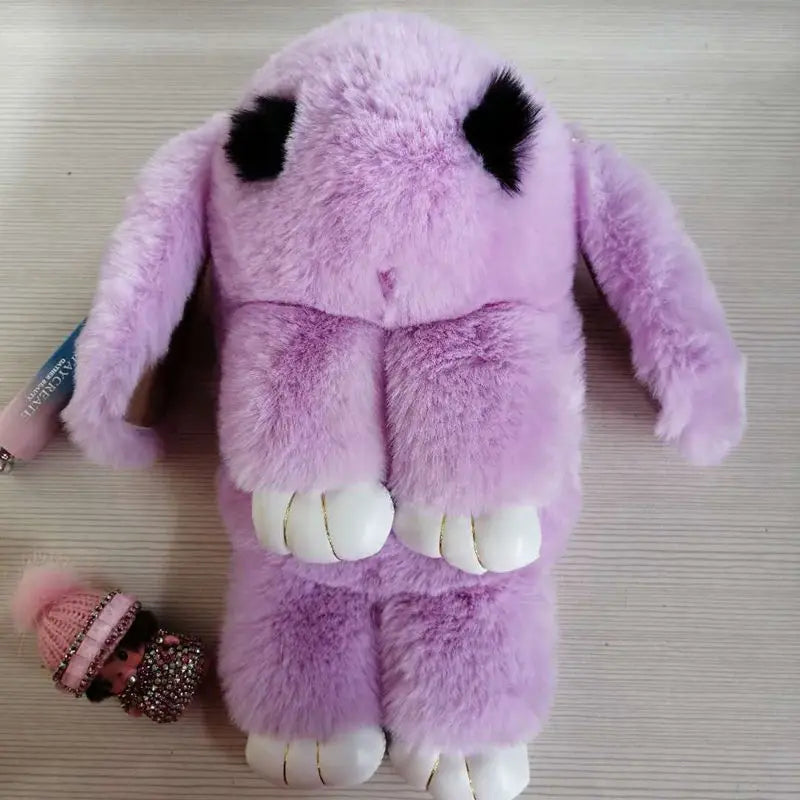 Rabbit Bag Crossbody Bag Imitation Otter Rabbit Fur Rabbit Bag Plush Bag Bag Women's Bag Bag 2023 New Fashion Chain Bag