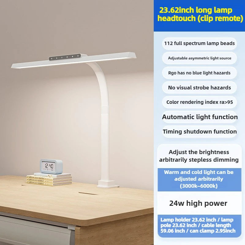 Touch Remote Control Dimmable LED Desk Lamp Intelligently Controlled Eye Protection for Reading Student Dormitory Bedroom