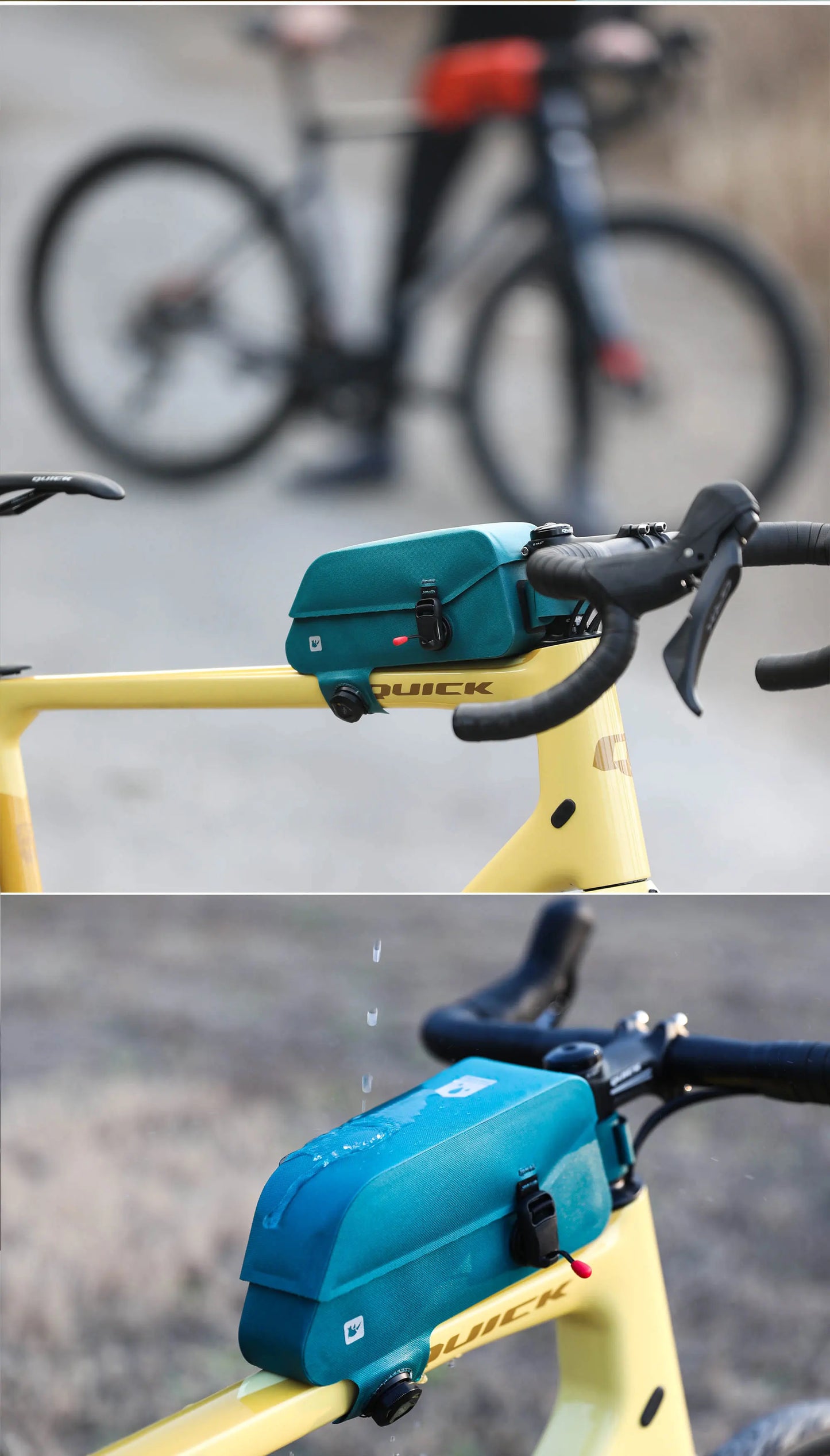 Rhinowalk-Waterproof Top Tube Bag, Bicycle Front Frame Bag, Seamless Welding Process, Suitable for Mountain Bike, Road Bike