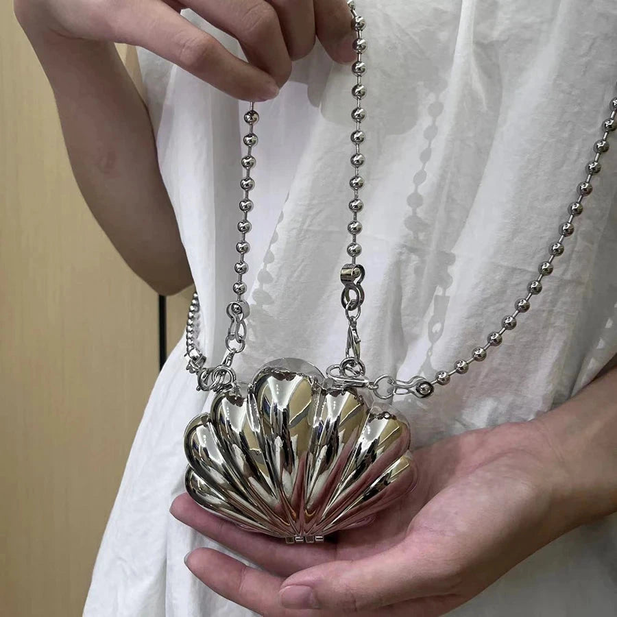 2024 New Metal Mini Lipstick Bags for Women High Quality Shoulder Bag Fashion Flower Satche Women's Accessory Bag 99 in 1