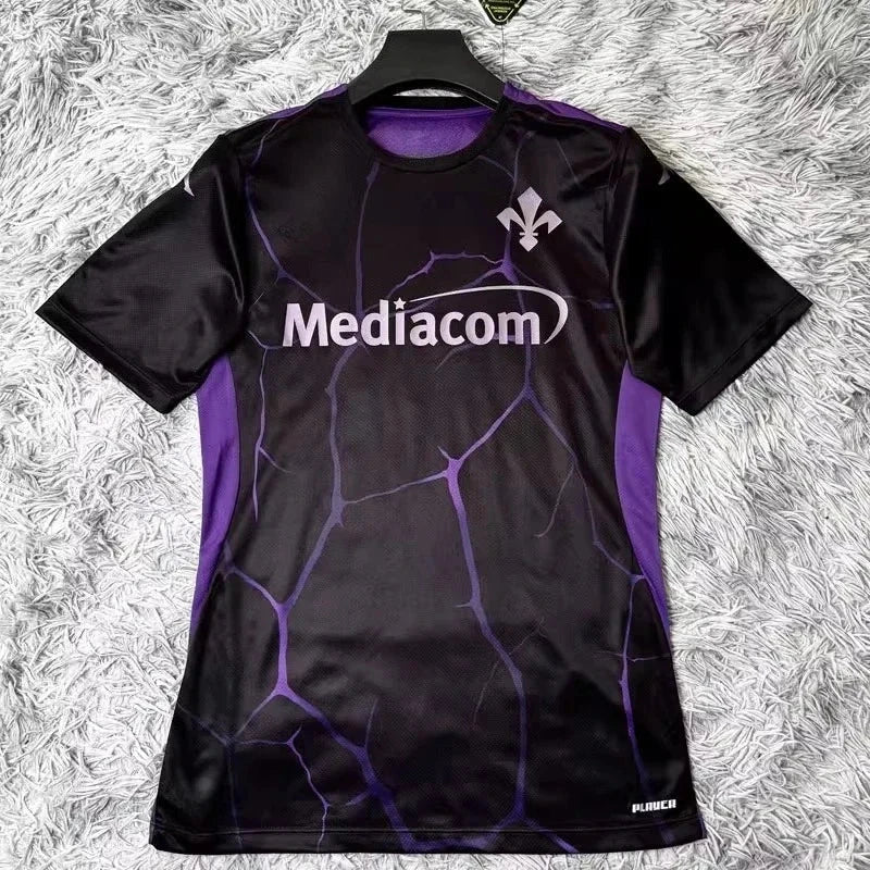 2025 Serie A Fiorentina Player Edition Short-sleeved Jersey, Quick-drying 3d Printed for Both Men and Women 99 in 1