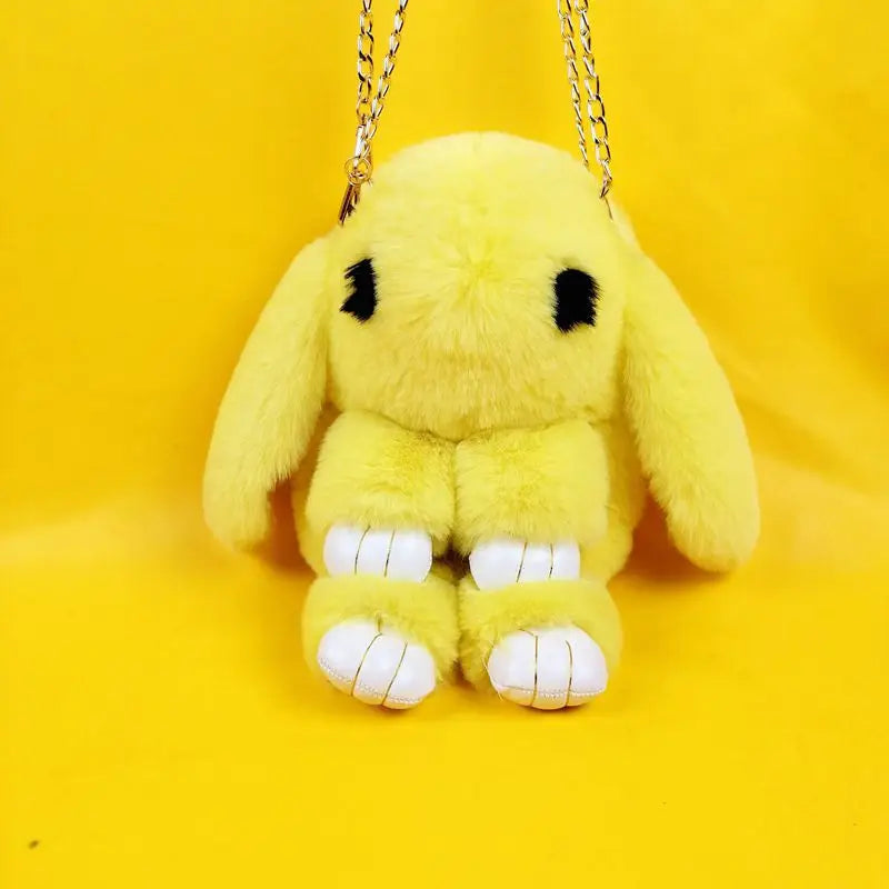 Rabbit Bag Crossbody Bag Imitation Otter Rabbit Fur Rabbit Bag Plush Bag Bag Women's Bag Bag 2023 New Fashion Chain Bag