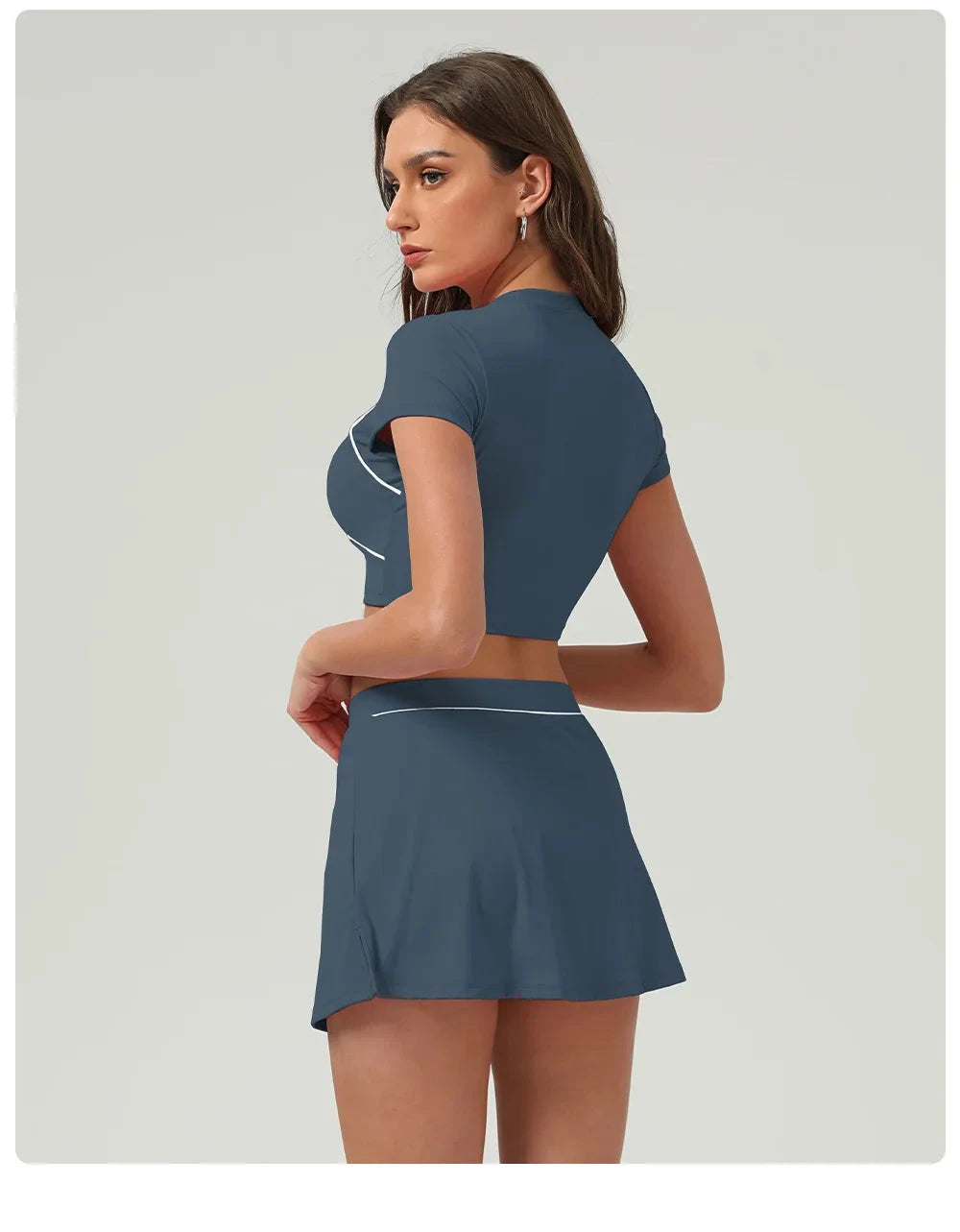 Yoga Top Sport T Shirts Women Fitness Clothes Workout Short-sleeved Crop Top Gym Running Active Wear Push Up Sport Top 99 in 1