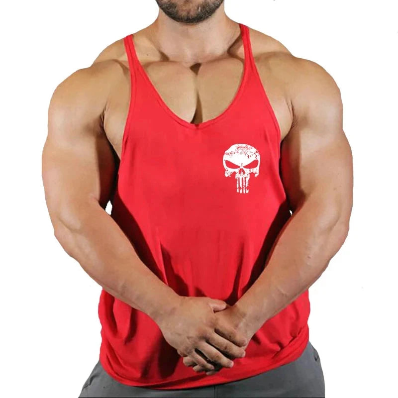Top Gyms Men's Clothes Tank Vest Gym Shirt Undershirt Man Sportswear Bodybuilding Workout Vests Muscle Clothing Brand Fitness 99 in 1