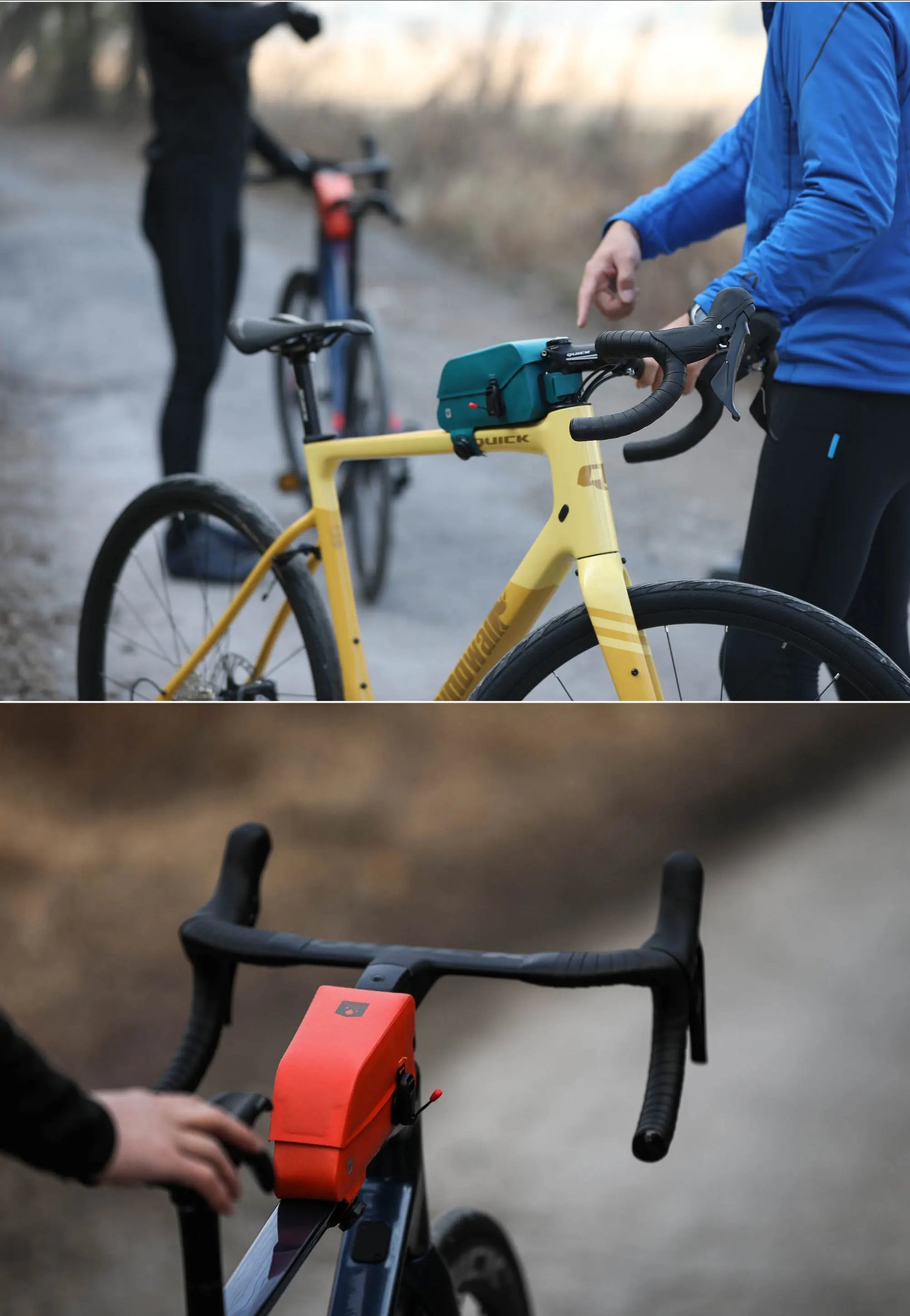 Rhinowalk-Waterproof Top Tube Bag, Bicycle Front Frame Bag, Seamless Welding Process, Suitable for Mountain Bike, Road Bike