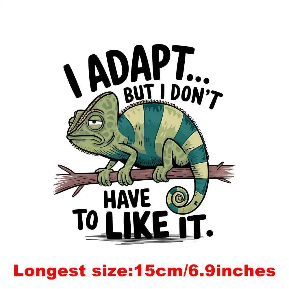 15cm Kid Owl Goldfish Letter Animal Clothes Print Iron On DTF Heat Transfer Sticker Diy T-shirt Iron On Transfer Patches Decal