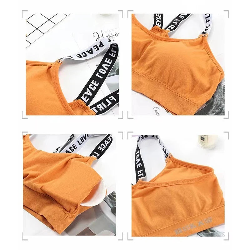 Women Sexy Sports Bra Tops For Gym Top Fitness Yoga Female Pad Sportswear Vest Tank Tops Sport Push Up Sports Bras Underwear 99 in 1