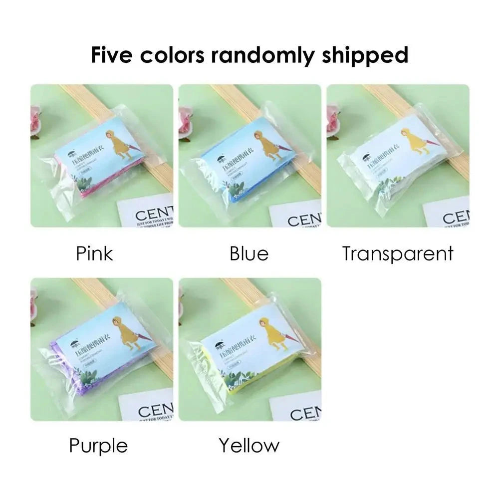 Outdoor Hooded Rain Poncho For Adult Waterproof Lightweight Unisex Raincoat Jacket For Hiking Camping Emergency 99 in 1