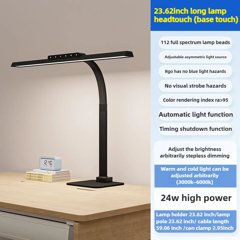 Touch Remote Control Dimmable LED Desk Lamp Intelligently Controlled Eye Protection for Reading Student Dormitory Bedroom